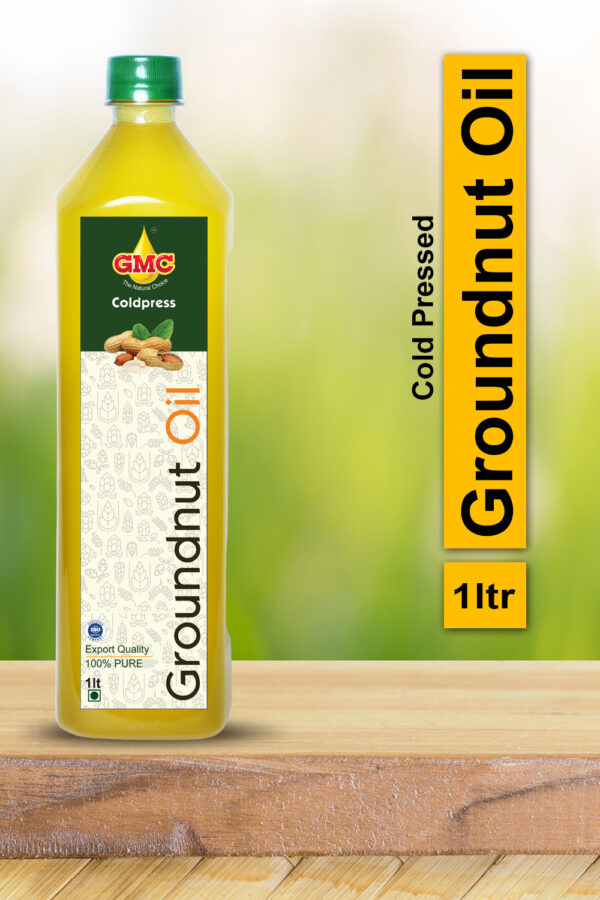 GMC Cold Pressed Peanut (Groundnut) Oil 1L Premium